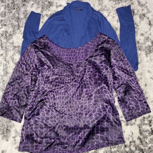 Two Medium Size Casual Tops -- Beautiful Colors! - Picture 3 of 11